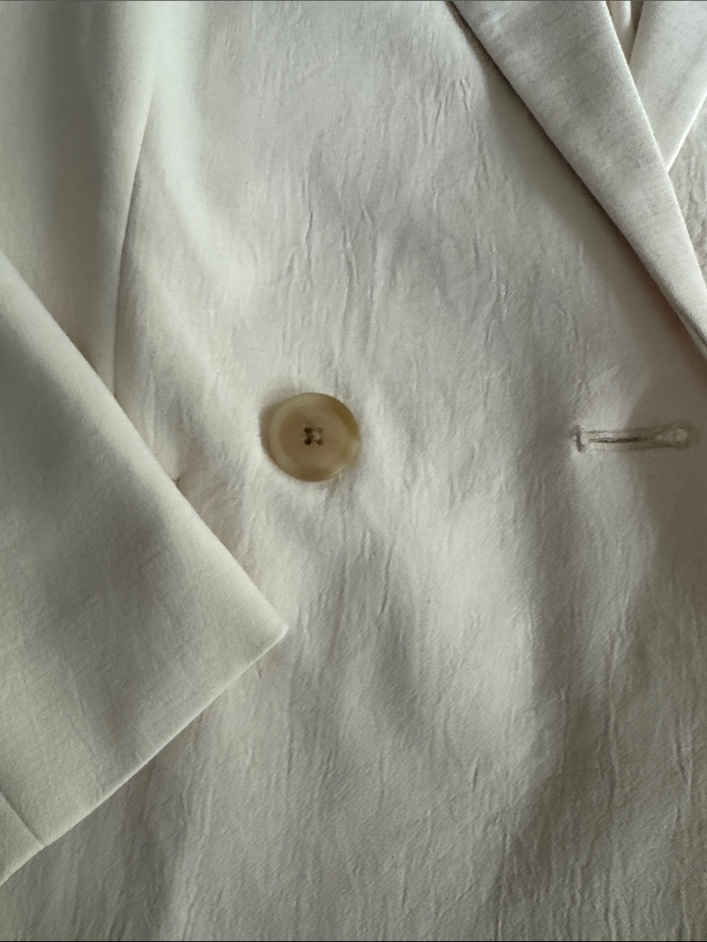 a new day Cream Double-Breasted Blazer - Picture 3 of 7
